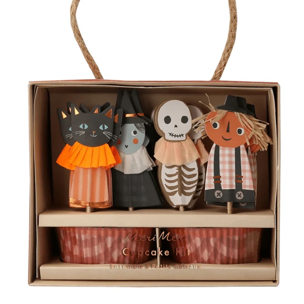 NIB Meri Meri Pumpkin Patch Cupcake Kit SET OF 3